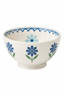set de table fleurs champêtre bord ondulé vague