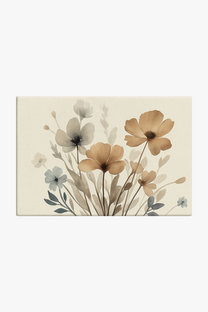 Bohemian floral heat-resistant placemat set