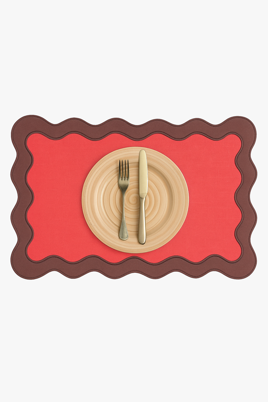 Set de table motif coquillage style marin coton