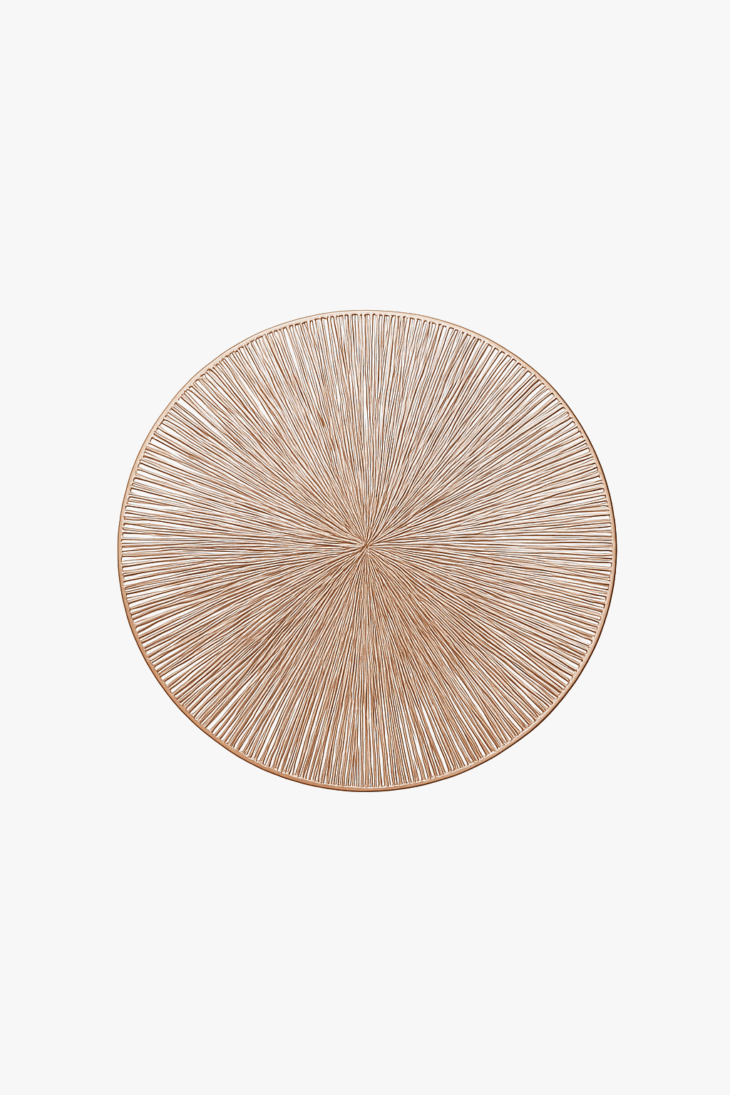 Set de table rond vinyle antiderapant lavable soleil