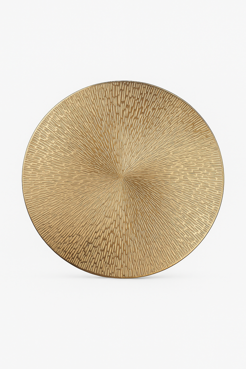 Set de table rond vinyle motif ajoure lavable