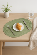 Set de table tressé moderne antidérapant résistant chaleur