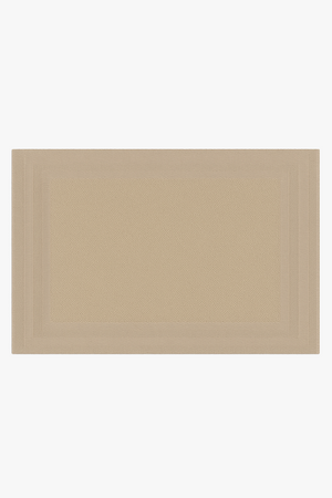 Set of 4 woven vinyl non-slip washable placemats