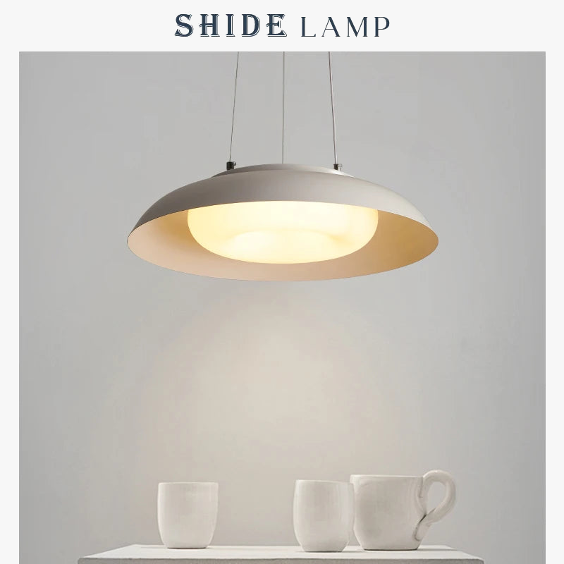 SHIDE – plafonnier Led créatif en acrylique blanc