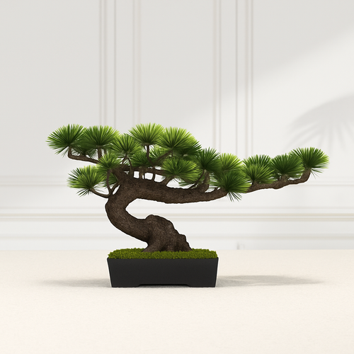 simulation arbre bonsaï pour décoration intérieure et aménagement extérieur