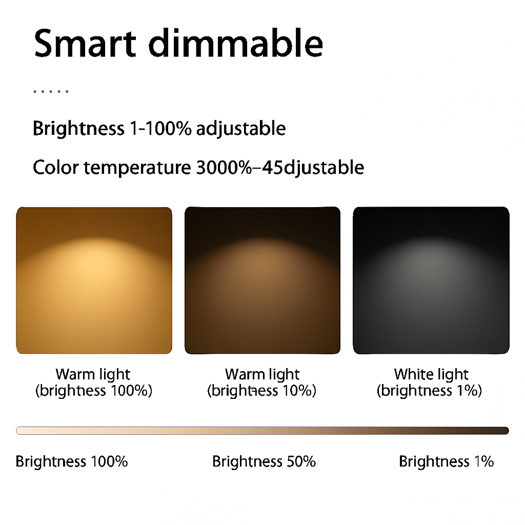 smart led spot encastré anti-éblouissement aluminium sans bordure - vue 4 sur 9