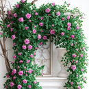 soie artificielle fleurs faux roses décoration élégante pour intérieur
