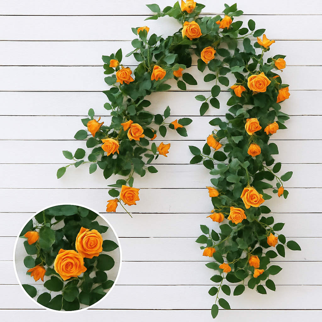 soie artificielle fleurs faux roses décoration élégante pour intérieur - vue 8 sur 11