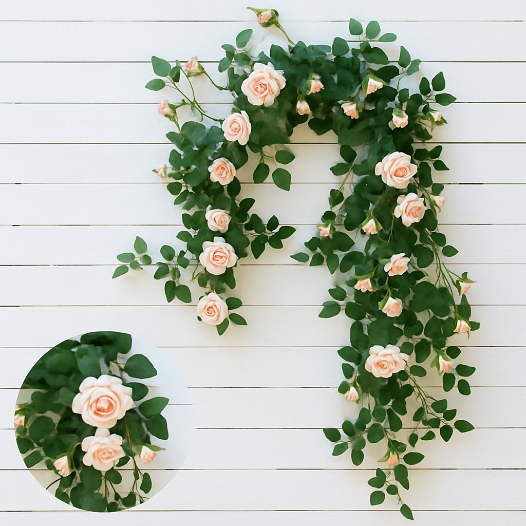 soie artificielle fleurs faux roses décoration élégante pour intérieur