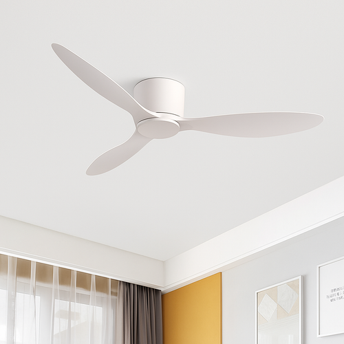 SOVE moderne noir blanc plancher bas moteur à courant continu 30W ventilateurs de plafond avec télécommande ventilateur de plafond Simple sans lumière ventilateur de maison 220V - vue 2 sur 14