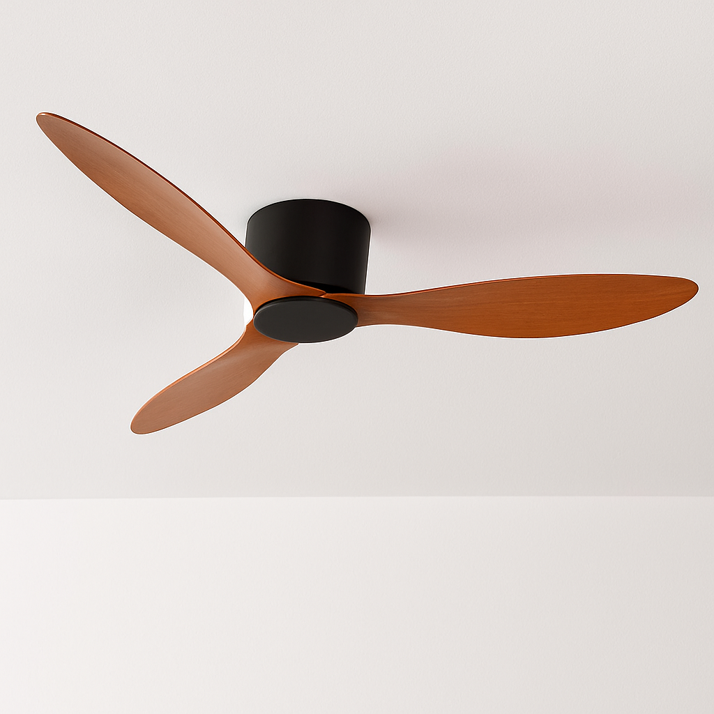 SOVE modern low profile ceiling fan without light DC 30W with remote control 220V