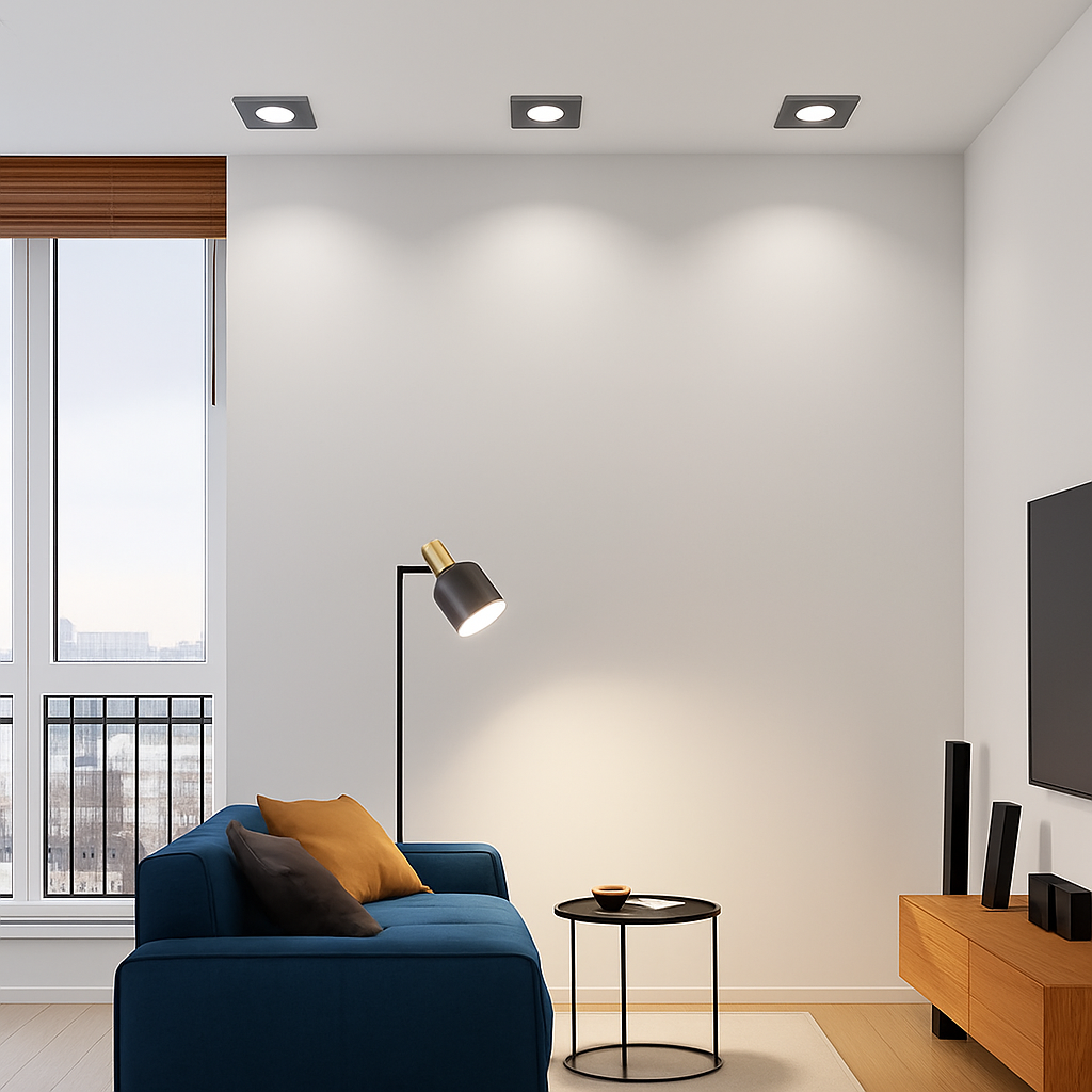 Spot Encastré Double LED Dimmable Downlight COB 7w 12w 15W 30W décoration chambre plafonnier AC 220V panneau LED lumières chambre d'hôtel - vue 3 sur 6