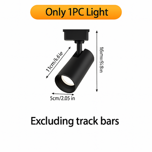 Dimmable rail spotlight modern indoor design