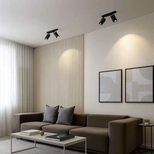 spot led cob rotatif pour décoration intérieure créative