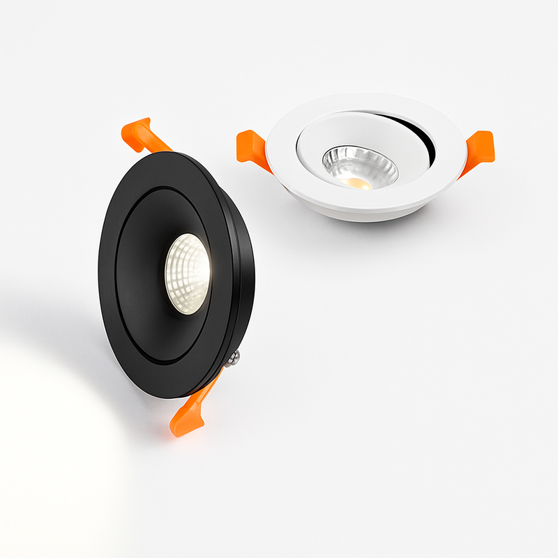 Spot Led Downlight encastré plafonnier 7W12W18W24W Dimmable blanc noir intérieur Led Spot lumière 360 ° réglable pour salon