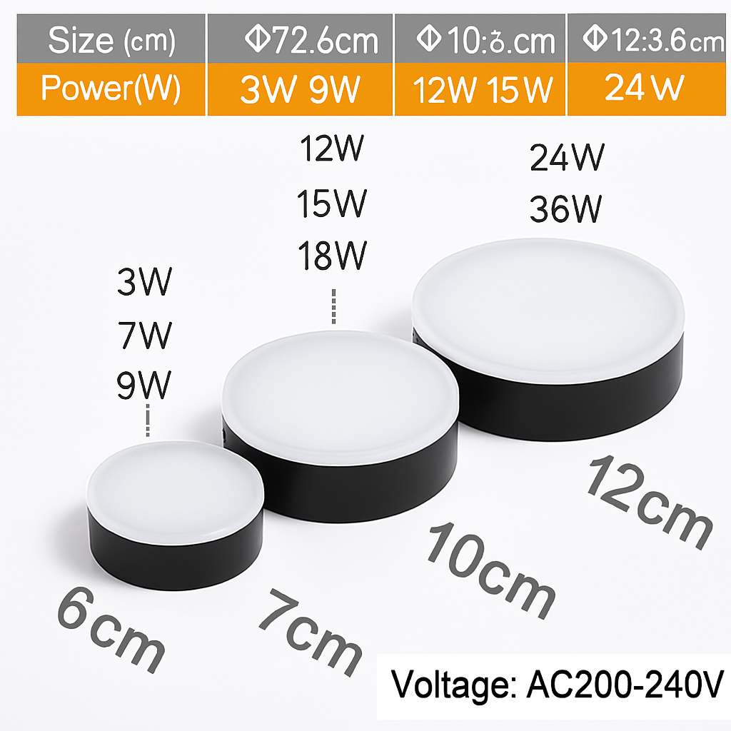 spot led encastrable à intensité variable pour éclairage moderne - vue 3 sur 5