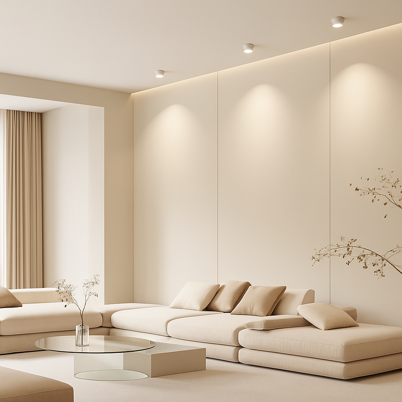 spot led encastrable rotatif à intensité variable éclairage intérieur