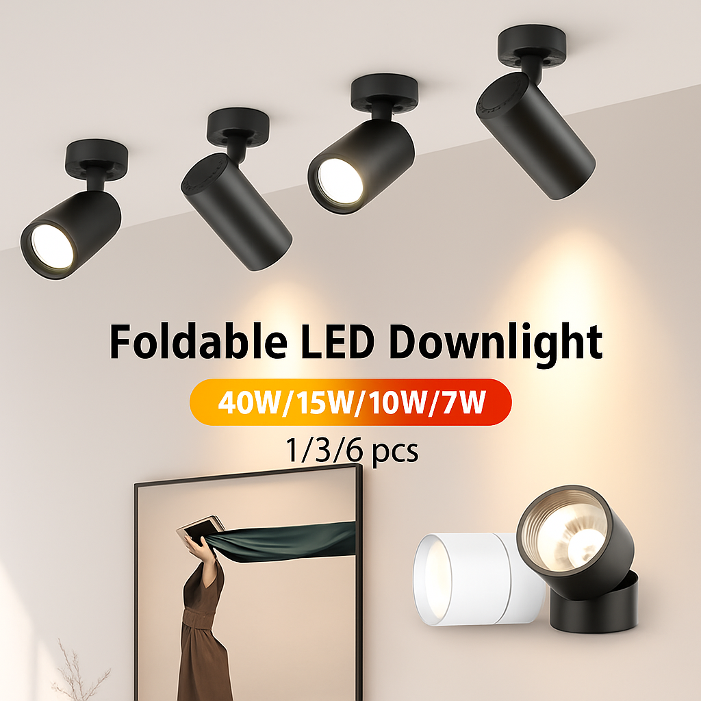 spot led plafonnier intérieur montage en surface design moderne