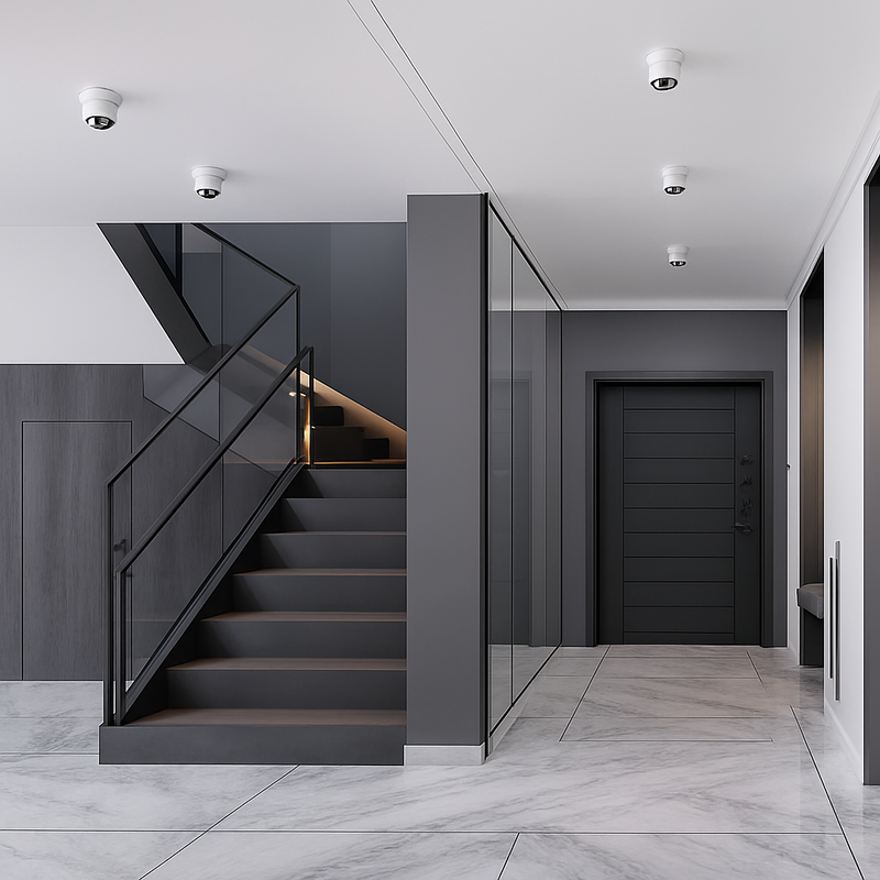 spot led rotatif à 360° éclairage mural pliable et anti-vertige