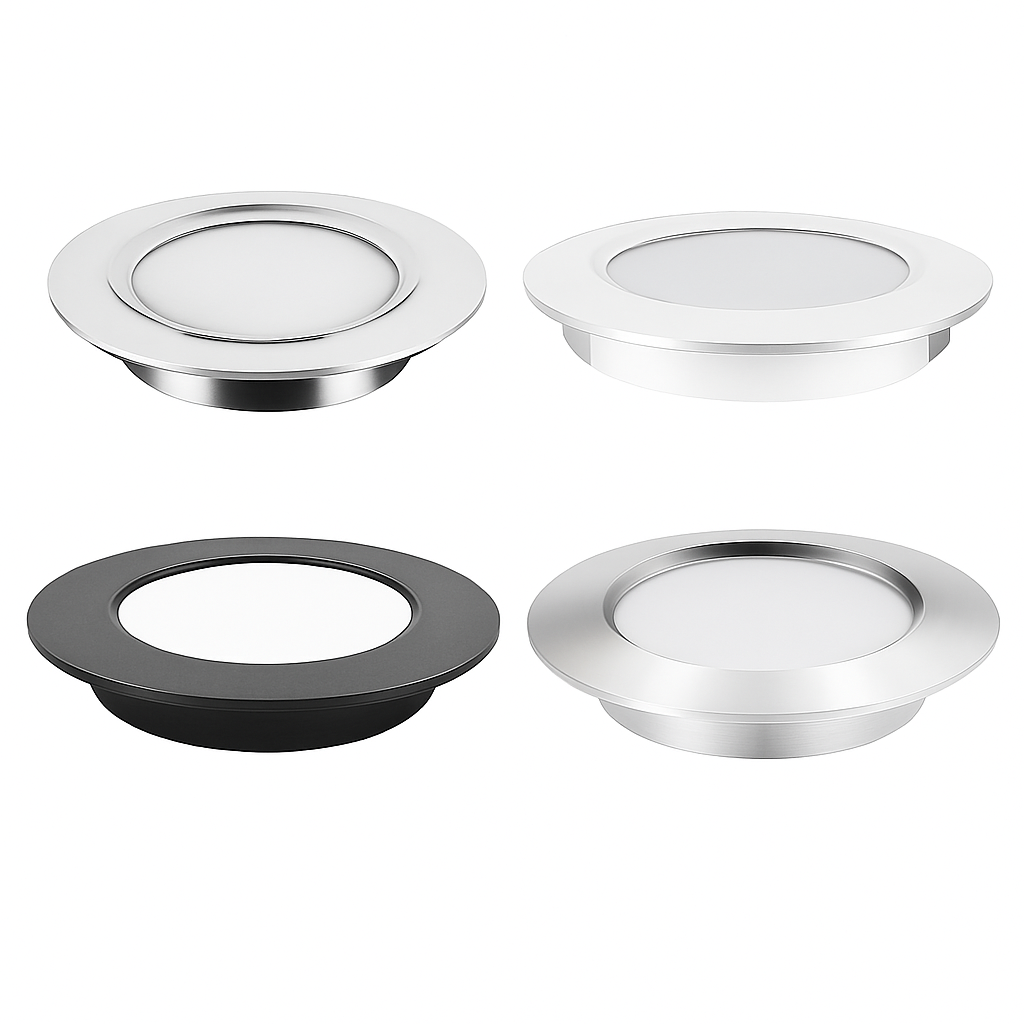 spot led étanche ultra mince pour éclairage intégré intérieur extérieur