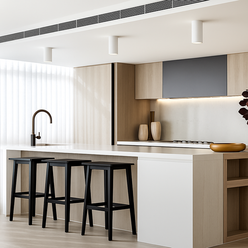 Spot moderne LED en forme de tube doré Grover