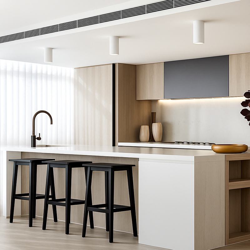 Spot moderne LED en forme de tube doré Grover