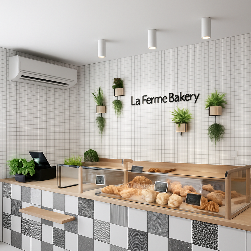 Spot moderne LED en forme de tube doré Grover