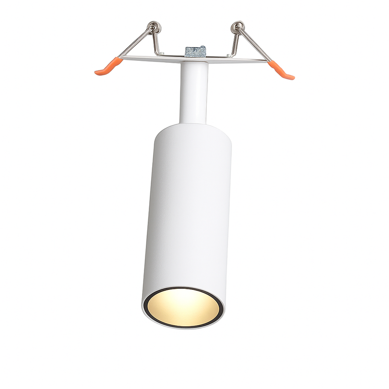 Spot plafond à LED tube directionnel blanc ou noir