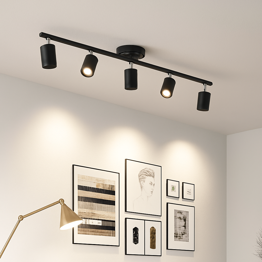 Spot Plafond Salon Dressing Rail Éclairage Surface Chambre Vitrine - vue 4 sur 18
