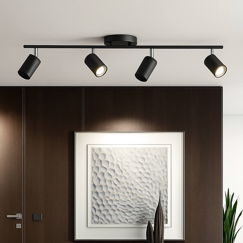 Spot Plafond Salon Dressing Rail Éclairage Surface Chambre Vitrine - vue 6 sur 18