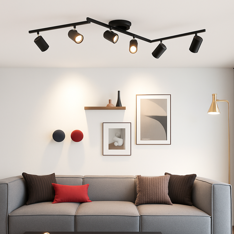 Spot Plafond Salon Dressing Rail Éclairage Surface Chambre Vitrine