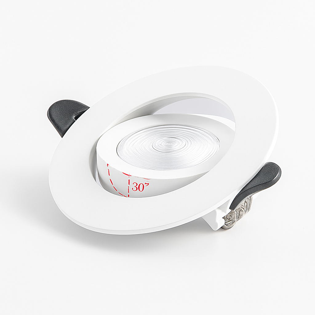 Spot rond COB Led Downlights haut de gamme encastré pour intérieur résidentiel maison - vue 5 sur 6