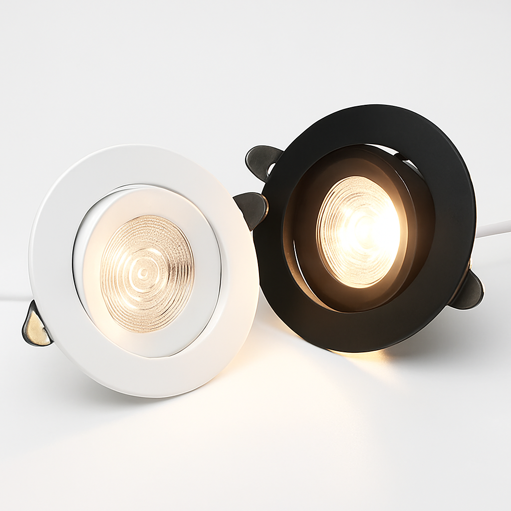 Spot rond COB Led Downlights haut de gamme encastré pour intérieur résidentiel maison - vue 6 sur 6