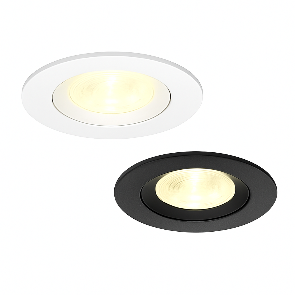 Spot rond COB Led Downlights haut de gamme encastré pour intérieur résidentiel maison - vue 7 sur 6