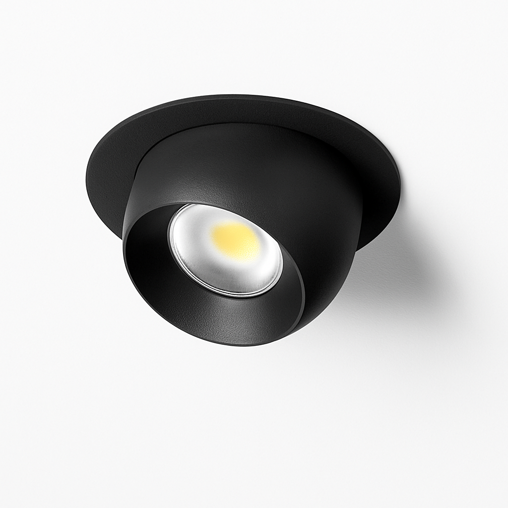 Spot rond LED Downlights à intensité variable décor de pièce 10W 12W COB