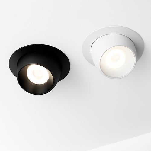 Spot rond LED Downlights à intensité variable décor de pièce 10W 12W COB - vue 3 sur 6