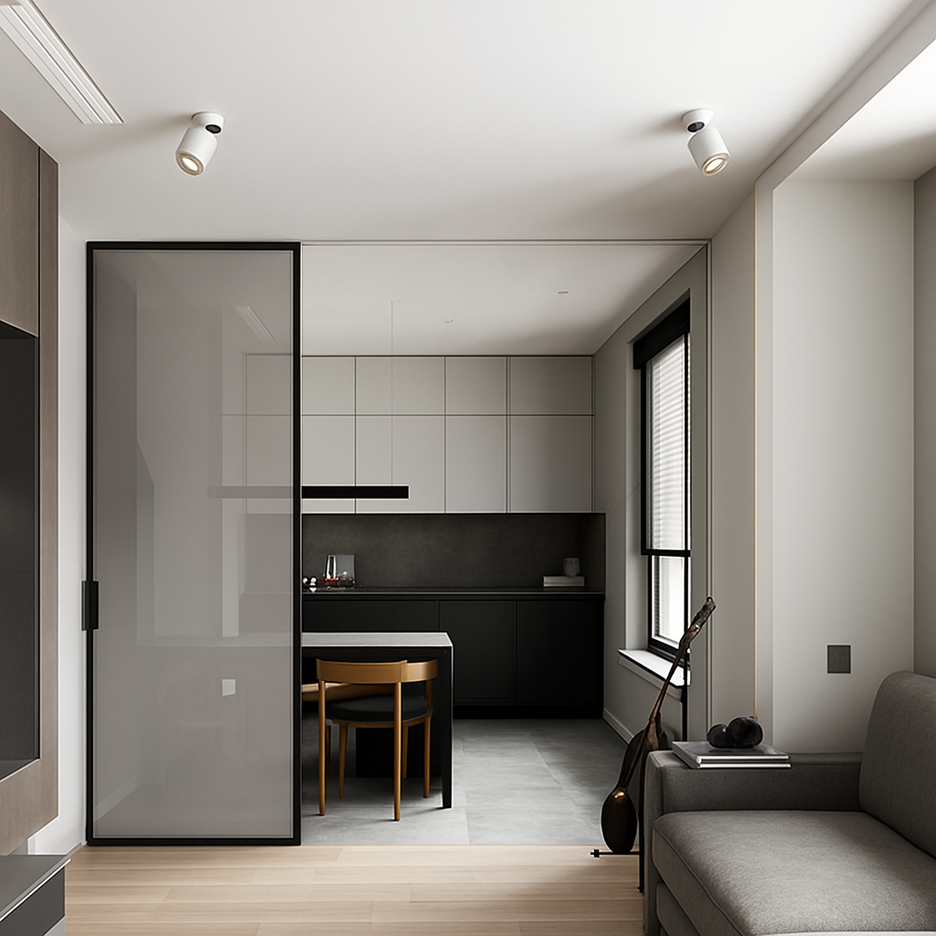 Spots LED design rond dirigeable