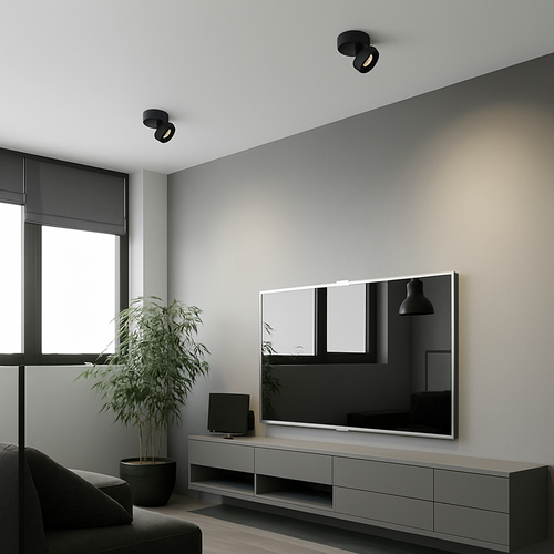 Spots LED design rond dirigeable