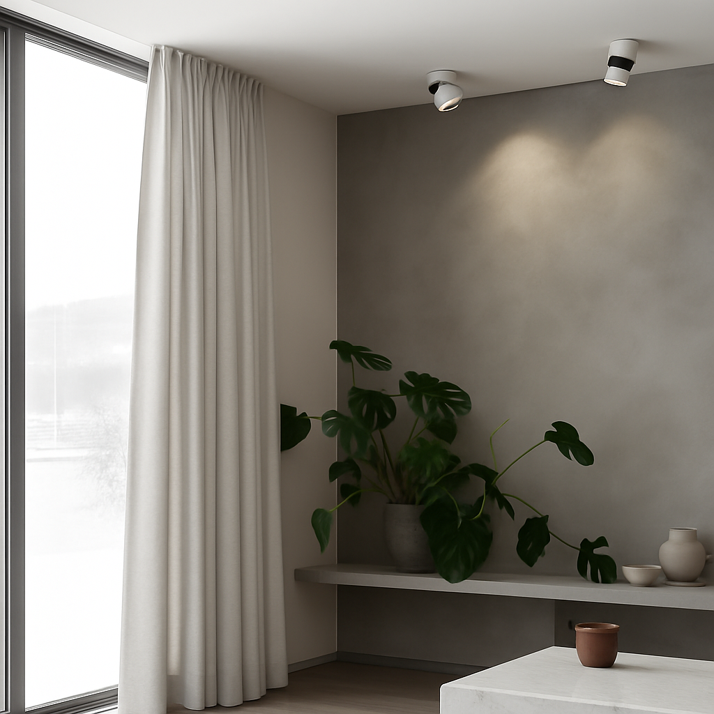 Spots LED design rond dirigeable - vue 4 sur 8
