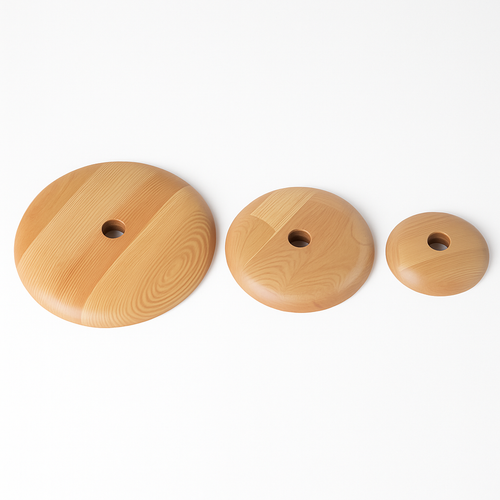 Suspension bois soucoupe volante