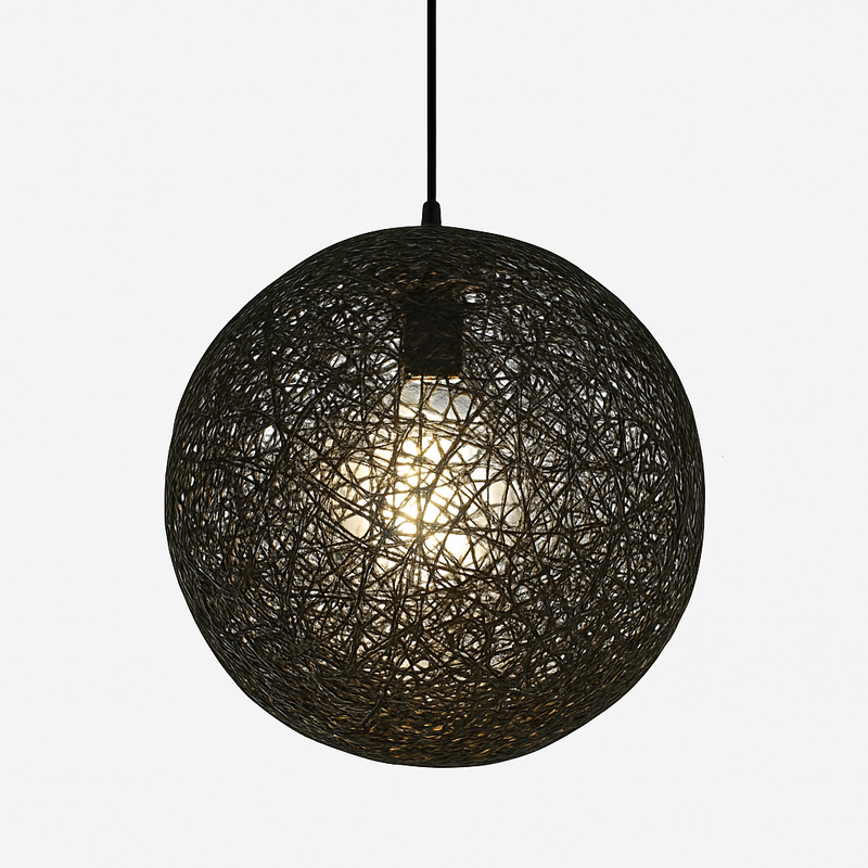 Suspension boule papier Wicker