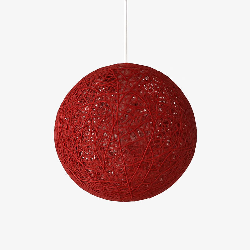 Suspension boule papier Wicker