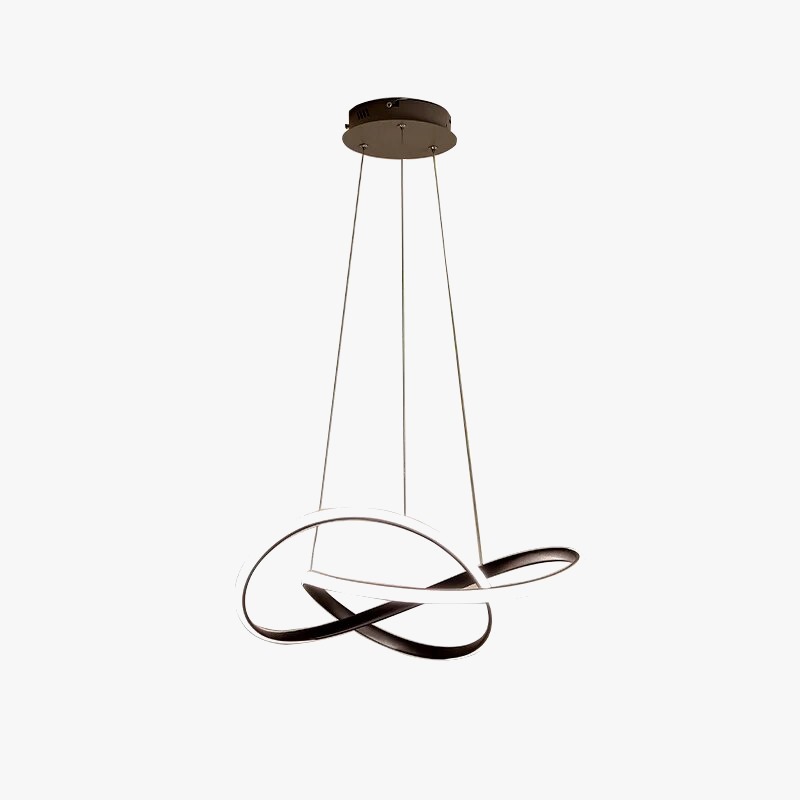 Suspension circulaire au design moderne nordique et minimaliste