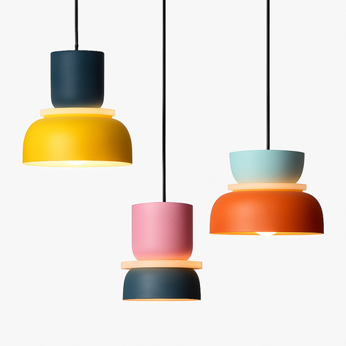 Suspension colorée de formes ludiques Makazon