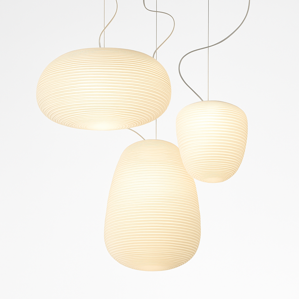 suspension créative en verre pour décoration intérieure moderne