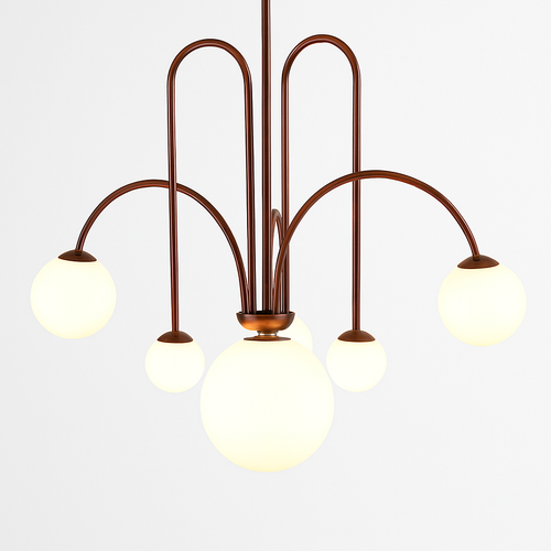 suspension créative en verre pour décoration intérieure moderne - vue 4 sur 12