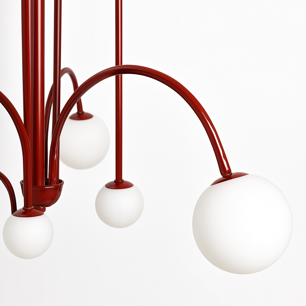 suspension créative en verre pour décoration intérieure moderne - vue 4 sur 12