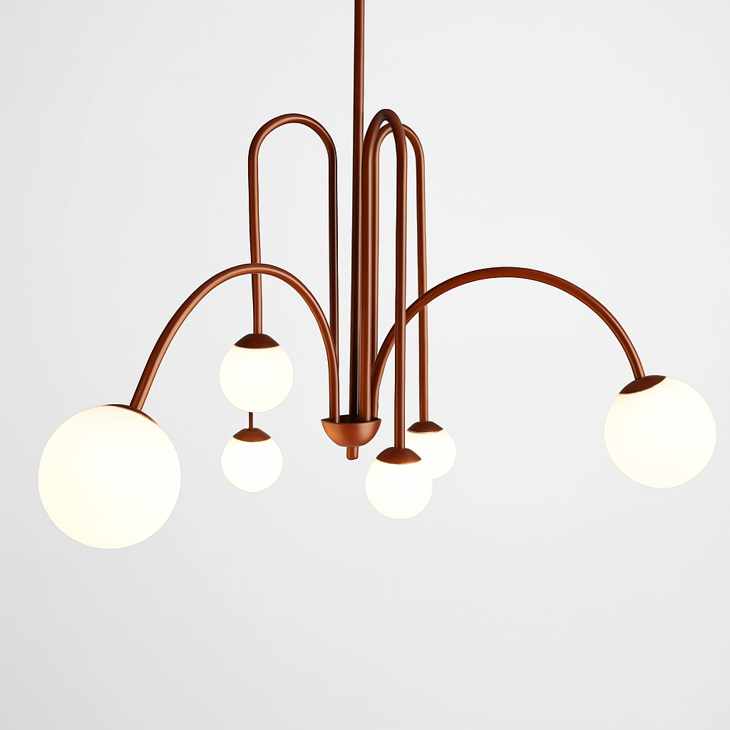 suspension créative en verre pour décoration intérieure moderne - vue 6 sur 12