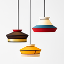 Minimalist wabi-sabi fabric decorative pendant light for modern interior lighting