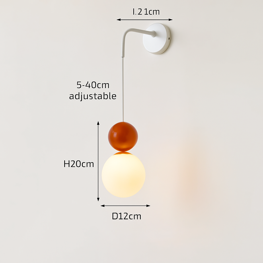 suspension danoise led boule lumineuse pour décoration intérieure - vue 13 sur 29